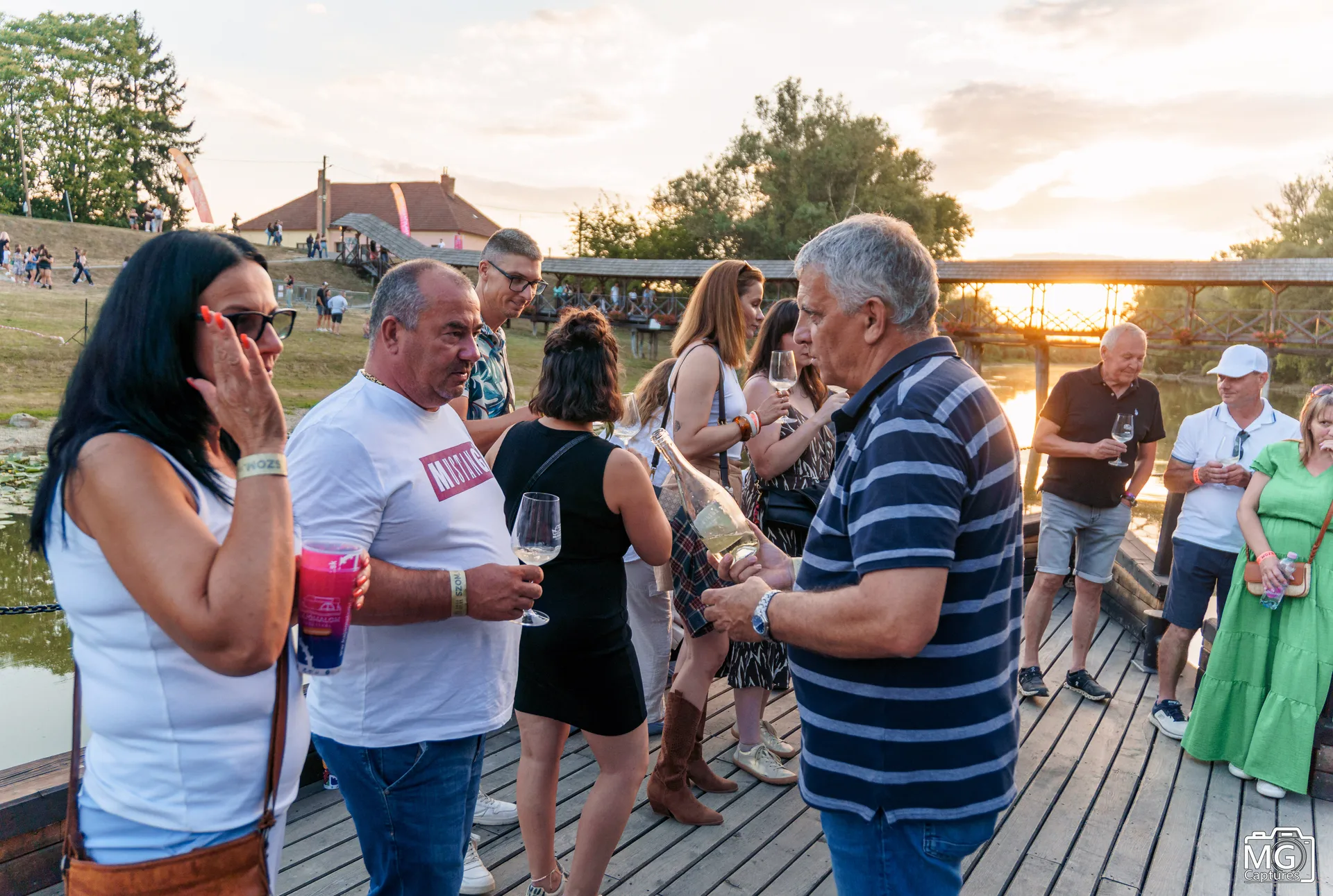 Hajómalom Festival live concert and evening event atmosphere in Kolárovo